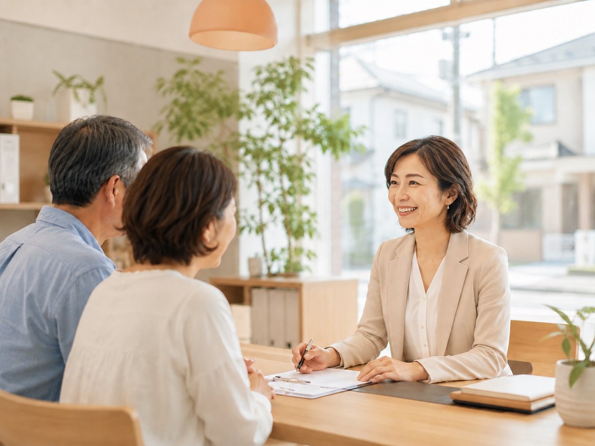相談者にわかりやすく説明する様子